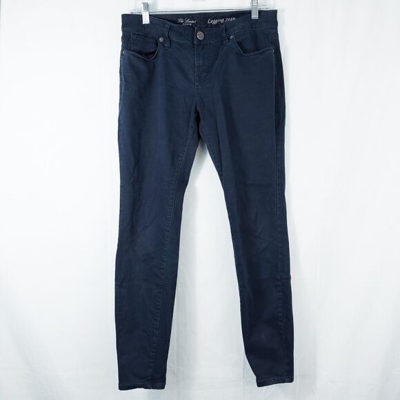 The Limited Denim Legging Jean Womens 10 Navy Blue Skinny Mid Rise Stretch - Picture 1 of 12